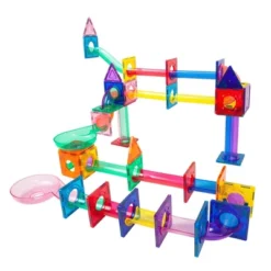 PicassoTiles® Magnetic Marble Run, 71 Pieces -Toy Store GUEST 002add19 1e7a 43f0 939b 219633f198e1