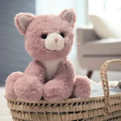 Bearington Mew Mew Pink Plush Kitty Cat Stuffed Animal