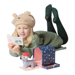 Manhattan Toy Bed & Biscuit Frenchie Plush Puppy Dog & Keepsake Dog House With Mini-Storybook In Hidden Drawer -Toy Store GUEST 032dc42d 0dcb 48f9 860d 59eb790971ef