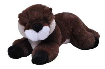 Wild Republic Ecokins Mini River Otter Stuffed Animal, 8 Inches 3 Wild Republic Ecokins Mini River Otter Stuffed Animal, 8 Inches