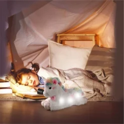 FAO Schwarz Glow Brights Toy Plush LED With Sound White Unicorn 15" Stuffed Animal -Toy Store GUEST 05fea2be 52cb 4e59 877f 2c303f4cf199