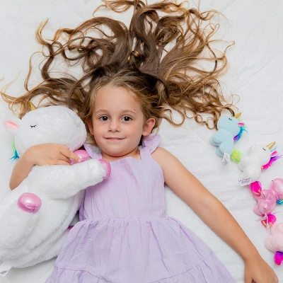 PixieCrush Plush Stuffed Unicorns Mommy Toy With 4 Babies 4 PixieCrush Plush Stuffed Unicorns Mommy Toy With 4 Babies - Image 2