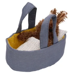 Manhattan Toy Moppettes Beau Bunny Stuffed Animal Nurturing Playset With Bunny Plush Toy, Fabric Bassinet, Blanket & Pillow -Toy Store GUEST 07c0d4ba 5b91 46a9 b05a 4ad9124ed411