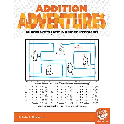 MindWare Math Adventures Addition And Subtraction: Set Of 4 - Brainteasers 3 MindWare Math Adventures Addition And Subtraction: Set Of 4 - Brainteasers