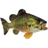 Underwraps Real Planet Small Mouth Bass Green 14.25 Inch Realistic Soft Plush