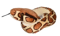 Wild Republic Plush Snake 54 Inches Burmese Python Stuffed Animal, 54 Inches