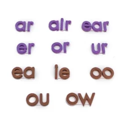 Junior Learning Rainbow Vowels, Print