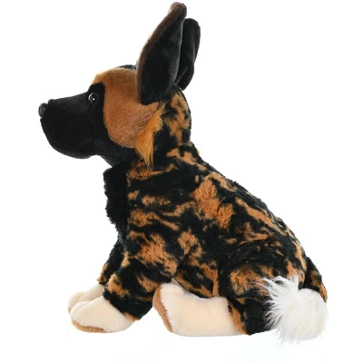 Wild Republic Cuddlekins African Wild Dog Stuffed Animal, 12 Inches 4 Wild Republic Cuddlekins African Wild Dog Stuffed Animal, 12 Inches - Image 2