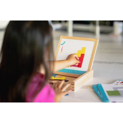 Chuckle & Roar Magnetic Wooden Logic Kids Puzzles - 41pc 6 Chuckle & Roar Magnetic Wooden Logic Kids Puzzles - 41pc - Image 4