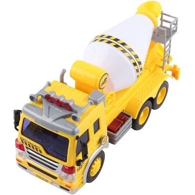 Link Worldwide Ready! Set! Play! Pull Back Powered Cement Mixer Truck Toy With Lights And Sounds 6 Link Worldwide Ready! Set! Play! Pull Back Powered Cement Mixer Truck Toy With Lights And Sounds - Image 4