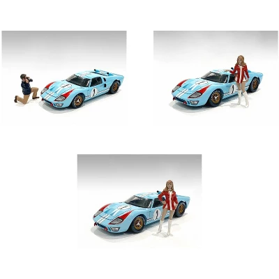 "Race Day 2" 6 Piece Figurine Set For 1/24 Scale Models By American Diorama 4 "Race Day 2" 6 Piece Figurine Set For 1/24 Scale Models By American Diorama - Image 2
