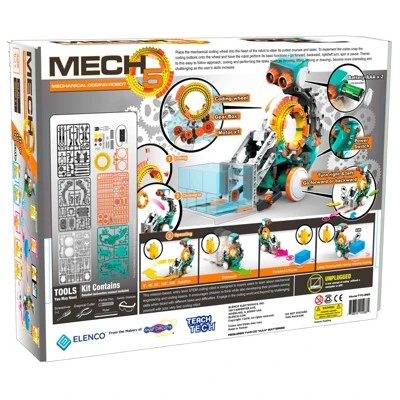 Elenco TEACH TECH Mech-5, Mechanical Coding Robot 4 Elenco TEACH TECH Mech-5, Mechanical Coding Robot - Image 2