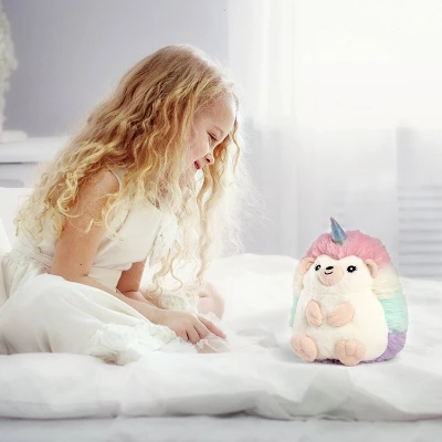 FAO Schwarz Glow Brights Toy Plush LED With Sound Hedgicorn 15" Stuffed Animal 3 FAO Schwarz Glow Brights Toy Plush LED With Sound Hedgicorn 15" Stuffed Animal