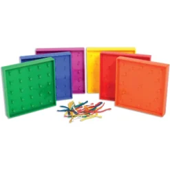 Edx Education Double-Sided Geoboard Set -Toy Store GUEST 0fe1a70f ab24 4745 99be 8f2d501b5e26
