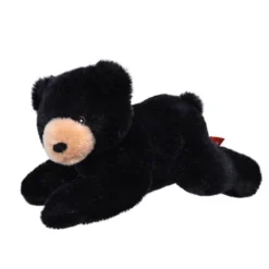 Wild Republic Ecokins Mini Black Bear Stuffed Animal, 8 Inches