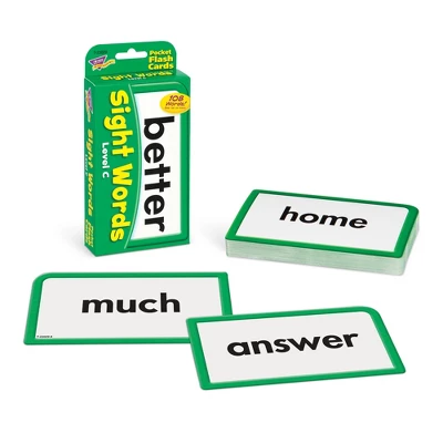 TREND Sight Words � Level C Pocket Flash Cards 4 TREND Sight Words � Level C Pocket Flash Cards - Image 2