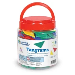 Learning Resources 4 Colors Classpack Tangram Puzzles - 30pc -Toy Store GUEST 11589ae5 c755 416f a686 471d45703483