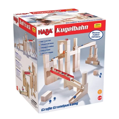 HABA Ball Track Large Basic Set - 42 Piece Wooden Marble Run For Beginner To Expert Architects(Made In Germany) 14 HABA Ball Track Large Basic Set - 42 Piece Wooden Marble Run For Beginner To Expert Architects(Made In Germany) - Image 12