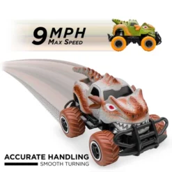 Best Choice Products Set Of 2 1/43 Scale 27MHz Toy Dinosaur RC Cars W/ 2 Controllers, 9mph Max Speed -Toy Store GUEST 12a6076a 1735 4977 9694 47aa5532fb78