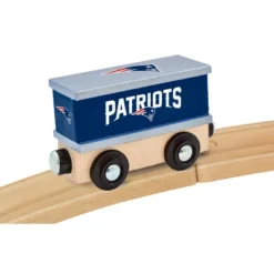 MasterPieces Wood Train Box Car - NFL New England Patriots -Toy Store GUEST 12d459a0 d329 4954 98d9 164c336cb173