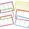 SI Manufacturing Transparent Sorting Mats, 16-1/2 X 12-1/2 Inches, Grades PreK And Above