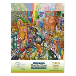 Wuundentoy Premium Edition: World In A Hurry Jigsaw Puzzle - 500pc 9 Wuundentoy Premium Edition: World In A Hurry Jigsaw Puzzle - 500pc -Toy Store GUEST 135bc9d0 9323 469f 89c1 5e2367f62c9e