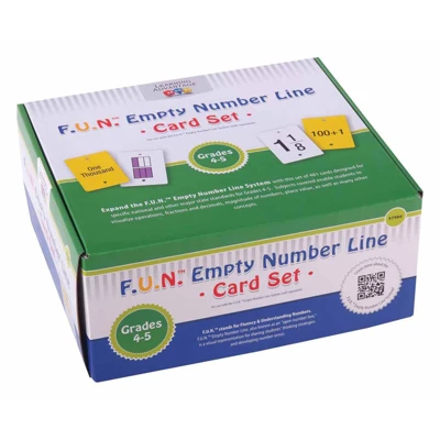 Learning Advantage F.U.N. Empty Number Line Card Set, Grades 4-5 3 Learning Advantage F.U.N. Empty Number Line Card Set, Grades 4-5