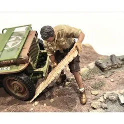 "4X4 Mechanic" Figure 8 With Board Accessory For 1/18 Scale Models By American Diorama -Toy Store GUEST 151bc5f9 c7dc 49f8 b325 c72e8176af27