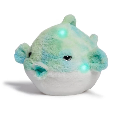 FAO Schwarz 12" Glow Brights LED With Sound Blowfish Toy Plush 5 FAO Schwarz 12" Glow Brights LED With Sound Blowfish Toy Plush - Image 3