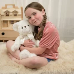 Bearington Aspen White Plush Stuffed Animal Teddy Bear, 15.5 Inches -Toy Store GUEST 16492a60 7345 4033 9f41 a36664795963