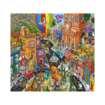 Wuundentoy Premium Edition: World In A Hurry Jigsaw Puzzle - 500pc 3 Wuundentoy Premium Edition: World In A Hurry Jigsaw Puzzle - 500pc