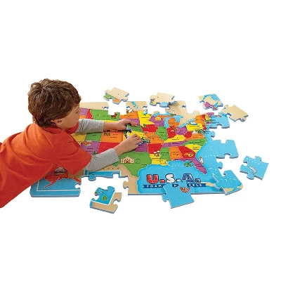 Educational Insights U.S.A. Foam Map Puzzle, Ages 5+ 3 Educational Insights U.S.A. Foam Map Puzzle, Ages 5+