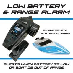 Contixo T2 RC Boat - Remote Control Boat For Pools And Lakes -Fast RC Boats For Adults And Kids (Blue) -Toy Store GUEST 1cd6d049 fc26 429e 86d6 6421a679920b