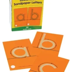 Didax Special Needs Fine Lowercase Tactile Sandpaper Letters, Gr PreK-1, Set Of 28