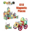 Mag Genius - 618 Pieces Of Colorful And Non-Transparent Magnetic Building Tiles And Other Magnetic Building Materials -Toy Store GUEST 1e11ea28 268c 4708 bf5e f2f800deb58a