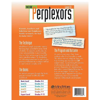 MindWare More Perplexors: Level D - Brainteasers 3 MindWare More Perplexors: Level D - Brainteasers
