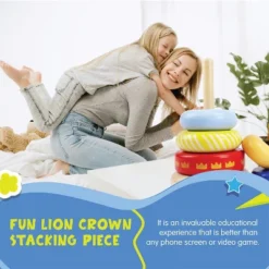 Leo & Friends Leo Stacking Toddler Ring Tower -Toy Store GUEST 22b0e61f 8804 410b 9983 e3c89d01c3f4