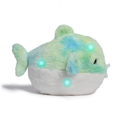FAO Schwarz 12" Glow Brights LED With Sound Blowfish Toy Plush 4 FAO Schwarz 12" Glow Brights LED With Sound Blowfish Toy Plush - Image 2