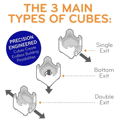 MindWare Q-Ba-Maze Rally Racing Marble Run Building Set - 69 Pieces 3 MindWare Q-Ba-Maze Rally Racing Marble Run Building Set - 69 Pieces