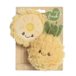Ebba Mini Pineapple Rattle & Crinkle Set Precious Produce Adorable Baby Stuffed Animal Yellow 4" -Toy Store GUEST 2537c9d0 325c 43b3 9670 a0db42f97df7