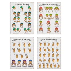 Bright Creation Sign Language Posters For Kids, Teacher Classroom Supplies (13 X 17 In, 8 Pack) 8 Bright Creation Sign Language Posters For Kids, Teacher Classroom Supplies (13 X 17 In, 8 Pack) -Toy Store GUEST 26320b5f 524e 4195 865b d21ba1027ab7