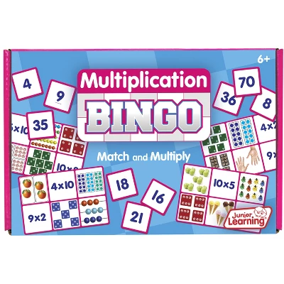 Junior Learning Multiplication Bingo 3 Junior Learning Multiplication Bingo