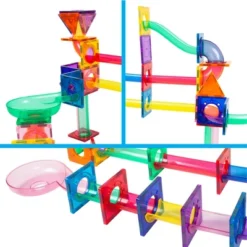 PicassoTiles® Magnetic Marble Run, 71 Pieces -Toy Store GUEST 26c4e8a1 8d38 4fb2 8467 de067d098cc1