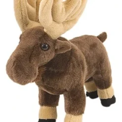 Wild Republic Cuddlekins Mini Moose Stuffed Animal, 8 Inches