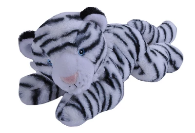 Wild Republic Ecokins White Tiger Stuffed Animal, 12 Inches 3 Wild Republic Ecokins White Tiger Stuffed Animal, 12 Inches