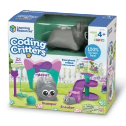 Learning Resources Coding Critters Scamper & Sneaker, Interactive Coding Toy, 22 Piece Set, Ages 4+ -Toy Store GUEST 28e755fc 10ca 4f66 acd4 011d2c9db877