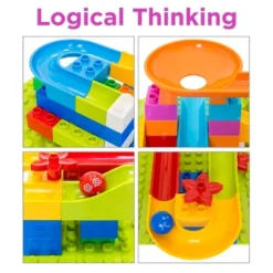 Best Choice Products 97-Piece Marble Maze Run Racetrack Puzzle Construction Game Set STEM Toy W/ 4 Balls 9 Best Choice Products 97-Piece Marble Maze Run Racetrack Puzzle Construction Game Set STEM Toy W/ 4 Balls -Toy Store GUEST 28f136e2 cfd7 4800 b96f 099a4222f375