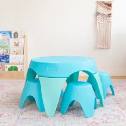 ECR4Kids Ayana Table And Stool Set, Plastic Kids' Table And Chairs -Toy Store GUEST 29b2ec71 a986 4c00 9424 27cc1debe609