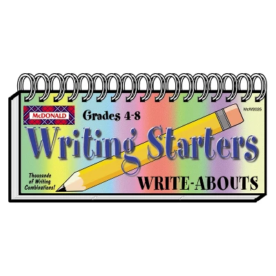 McDonald Publishing Writing Starters Write-Abouts, Grade 4-8, Pack Of 2 3 McDonald Publishing Writing Starters Write-Abouts, Grade 4-8, Pack Of 2