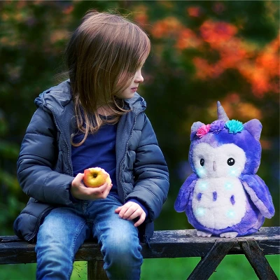 FAO Schwarz 14" LED Owlicorn With Sound Toy Plush 3 FAO Schwarz 14" LED Owlicorn With Sound Toy Plush